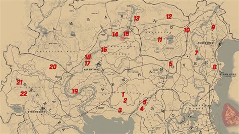 red dead redemption dinosaur bone locations